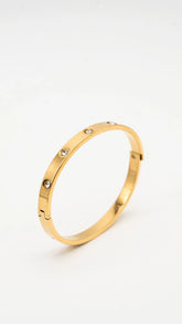 Lustre Gold Bangle